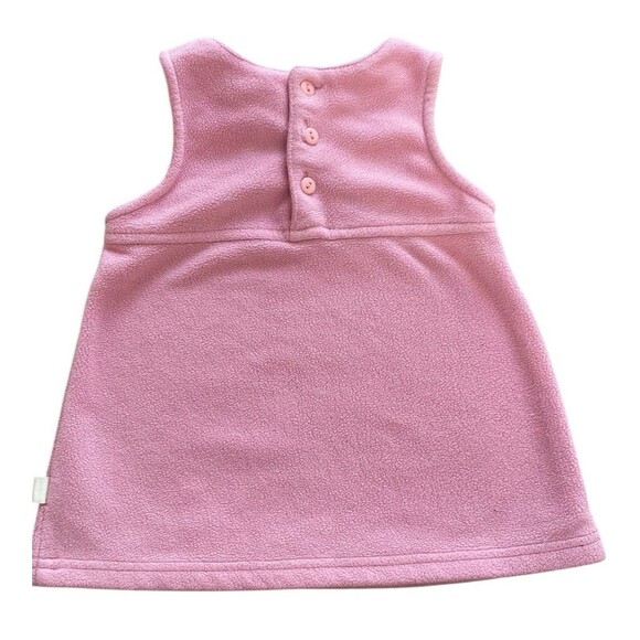 Vtg Disney Classic Pooh Pink Fleece Winnie the Pooh Dress Size 3M - Picture 5 of 7